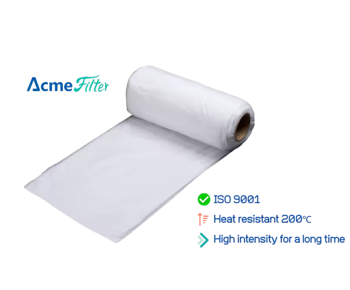 Industrial Nylon Filter Cloth | Precise Micron Meltblown Nonwoven Fabric for Oilfield and Gas Cartridge Filters