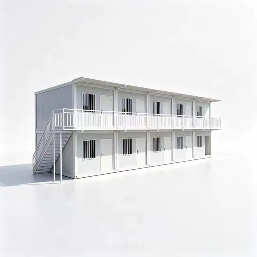 Quick Assembly Two Storey Modular Cabin Building Durable Temporary Housing for Oilfield Workforce Accommodation