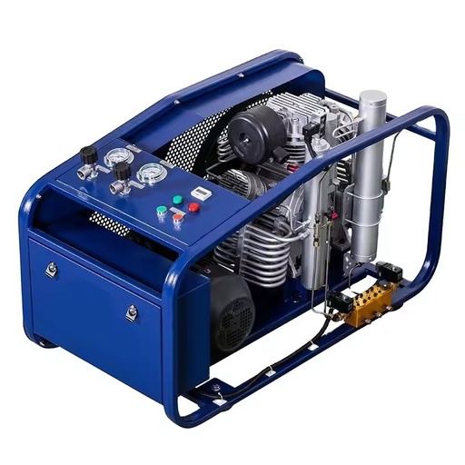 High Performance 4500psi 300bar Gasoline Engine Pcp Pump Air Compressor for Diving