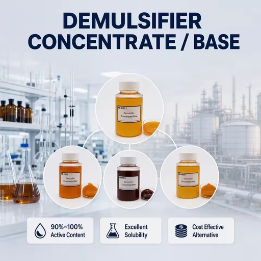 Brand for Clean Oil-Water Interface Polyamine Alkoxylates Demulsifier Base 90% Purity for Oilfield Service Contractors