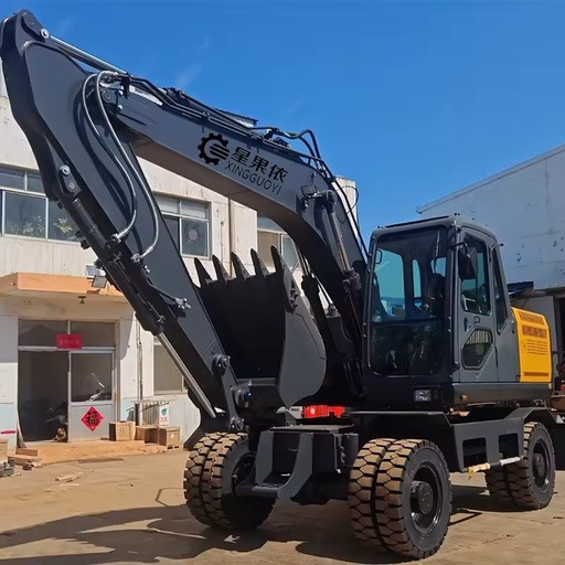 XGY DX Series DX 215W-C Heavy Duty 4*4 Wheel Excavator Multiple Purpose Digger for Mining Rock Breaking & Digging