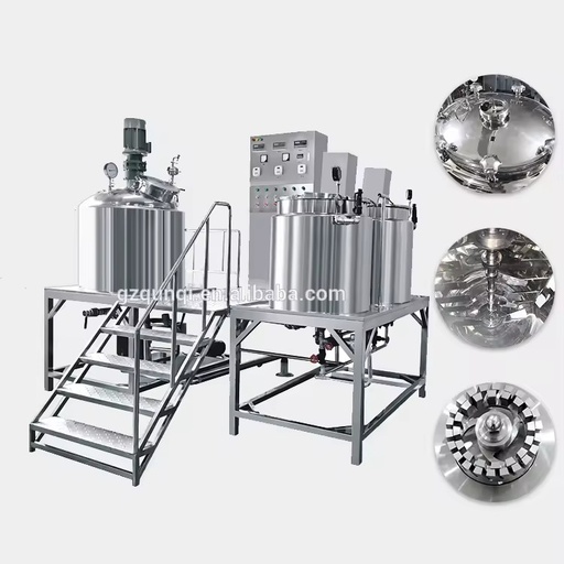 Vacuum Homogenizing Mix Machine for Petroleum Jelly and Shea Butter Paste Heat Processing Equipment