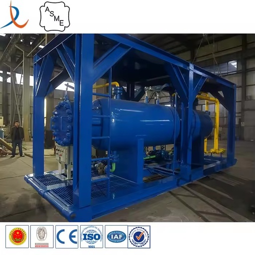 Oilfield Petroleum Equipment Three Phase Separator Pressure Vessel / Skid-mounted Oil Gas Water Three Phase Separator