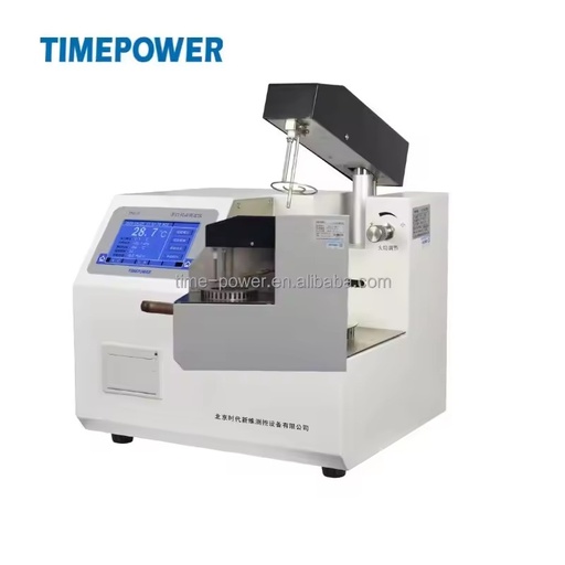 Petroleum Lab Equipment ASTM D92-18 Standard Cleveland Open Cup Flash Fire Point Apparatus Temperature-Controlled Cooling