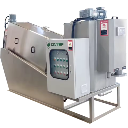 Screw Filter Press for Oily Sludge Oil-Water Separation High Efficiency Petroleum Industry Sludge Filtration Equipment