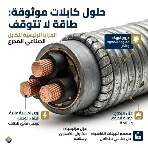 Premium Oilfield 3 Core EPDM Insulation High Pressure Resistant Durable Flat Electric Submersible Pump ESP Cable