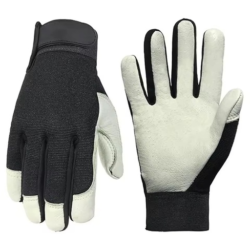 Winter Unisex Outdoor Waterproof UV-Protective Non-Slip Full-Finger Goat Leather Gloves Industrial Safety Car Driving