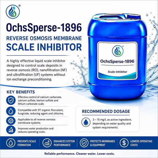 HEDP 60% Membrane Antiscalant for RO Water Treatment - Scale Inhibitor CAS 2809-21-4
