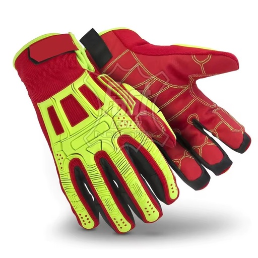 Anti Impact Rig Lizard Gloves Cut Resistant Oil Gas Work Gloves Protection for Construction Oilfield Workers