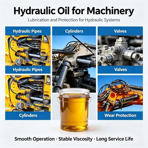 High Viscosity Index Hydraulic Lubricant Shear Stable Oil for Wide Temperature Range Construction and Forestry Equipment