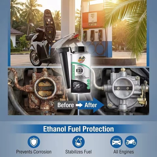 Fuel Stabilizer Ethanol Treatment Octane Booster Injector Cleaner Fuel Stabilizer for Small Engine Lawn Mower Boat Ca
