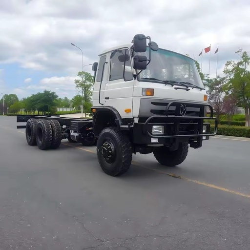 Dongfeng 6*6 Cummins Off Road Chassis for Oilfield Mining Heavy Transport Disaster Rescue Export