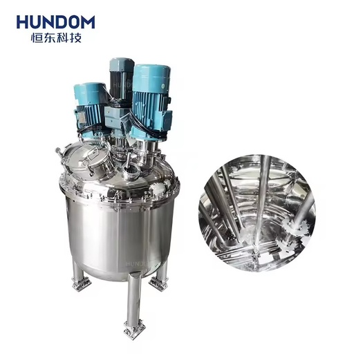 Vacuum Mixing tank Cosmetic Cream Mixer Petroleum Jelly High Shear Mixer Equipment with Agitator