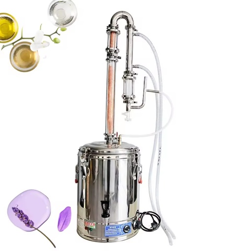 Essential Oil Distillation Machine Distiller with High Efficiency Heating and Condensation for Herbal Plant Oil Extraction