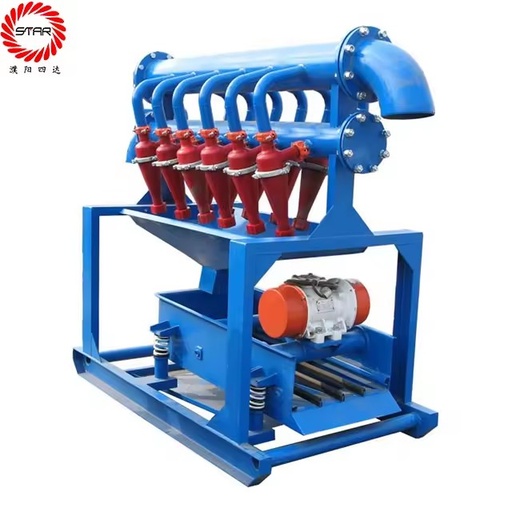 Factory Supply Oilfield Well Drilling Fluid Tank Machinery Solid Control Equipment ZQJ100X12 Desilter