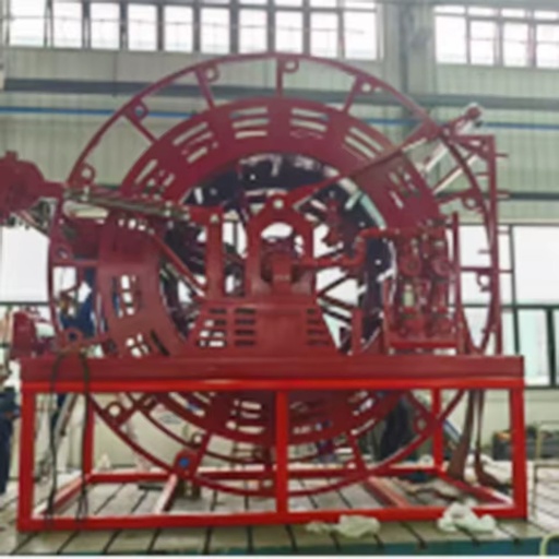 Petroleum Equipment Hydraulic Motor Driven Tubing Reel with High Pressure for Onshore Oilfield Use in Areas Electric Power