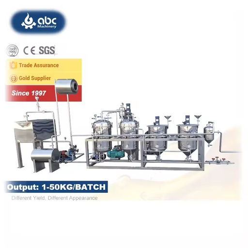 Primary Processing Oil Refinery Equipment: Bleaching, Clarification, Degumming, Deodorizing & General Processing