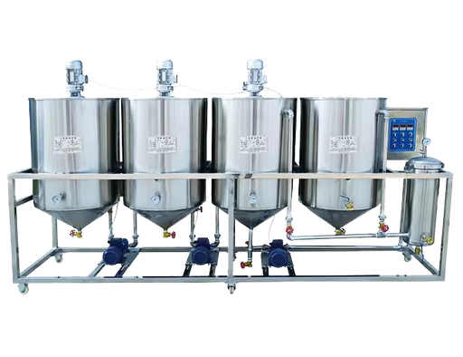 Crude Oil Refining Machine | Small Scale Edible Oil Refinery Equipment
