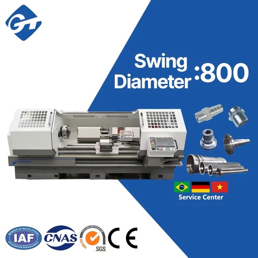 DMTG Affordable CK6180 Cnc Lathe for Metal Torno Cnc Para Metal for Automotive Parts Manufacturing Factory Direct
