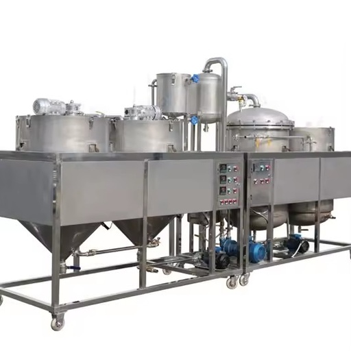 Automatic 2 Ton Crude Oil Refining Machine for Sesame, Soybean & Walnut Oil Processing