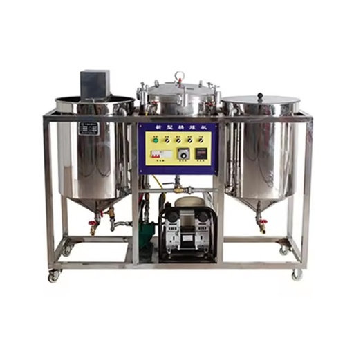 Crude Palm Oil Refinery Plant/mini Vegetable Oil Machine Refinery/oil Physical Refining Equipment
