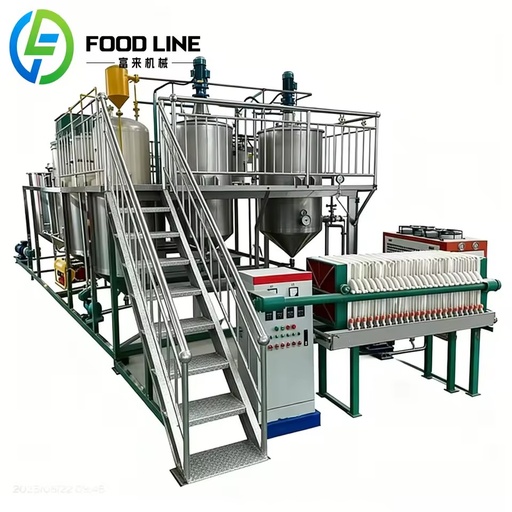 Palm Oil Refining Machine Price Manufacturers Palm Soybean Cooking Oil Refinery Unit for Small Edible Oil Processing