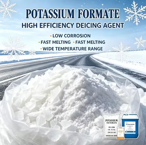 Good Quality Industrial Grade Potassium Formate CHKO2 590-29-4 White Flake Solid 74%-99% Purity
