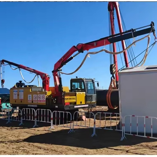 SUHIGO HG180C Hydraulic Dual Boom Crawler Type Welding Tractor Engine Remote Control High Efficiency for Oilfield Pipeline