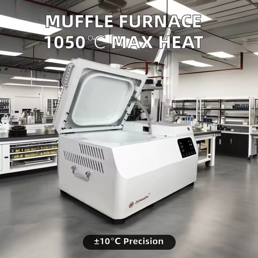 A8 Programmable Ashing Furnace for Plastic Rubber Oil Ash Determination 1050℃ Muffle Furnace High Speed Heating Quartz Chamber
