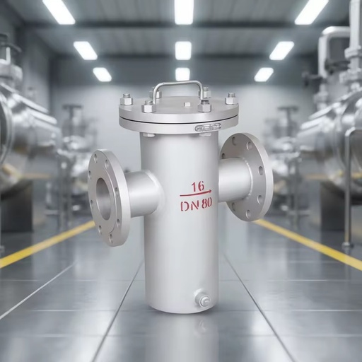 Inovator Stainless Steel 304/316L Pipeline Strainer Pressure Vessel High Pressure High Flow Automatic Backwash Basket Filter for