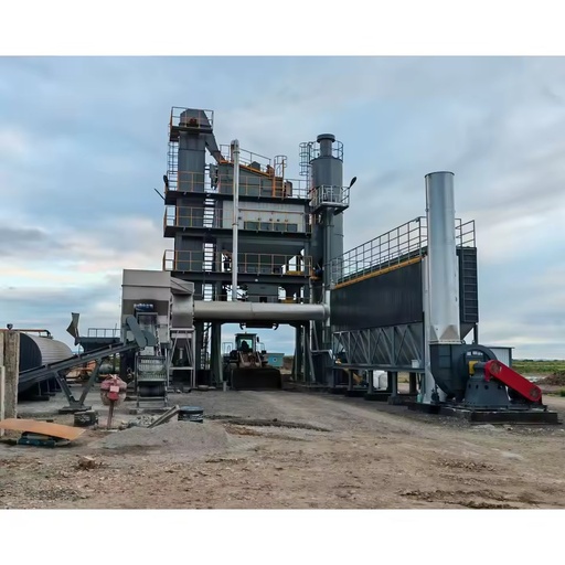 Heavy Capacity 130tph Bitumen Batching Equipment Optimized Heat Circulation Rapid Output Stationary Asphalt Mixing Plant