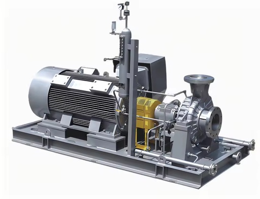 API610 Horizontal Single-Stage Petrochemical Process Pump for Pulp Industry Corrosion Resistant for Chemical Treatments
