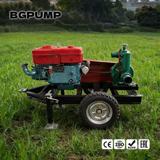 8-Inch Volute Water Pump 30hp Diesel Engine Mixed Flow Large Irrigation Agricultural Centrifugal Pump for Drainage Flood Control