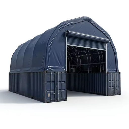 Customized Wind Rated Fireproof Portable Durable A-Frame Container Shelter for Port Logistics Cargo Storage