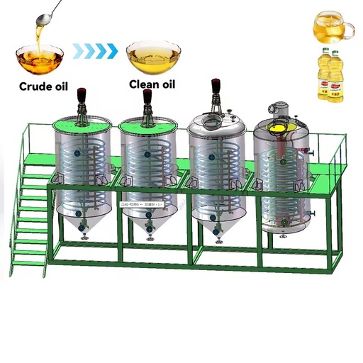 Food Grade Crude Palm Oil Refinery Production Line/Excellent Quality Coconut Oil Refining Plant Equipment