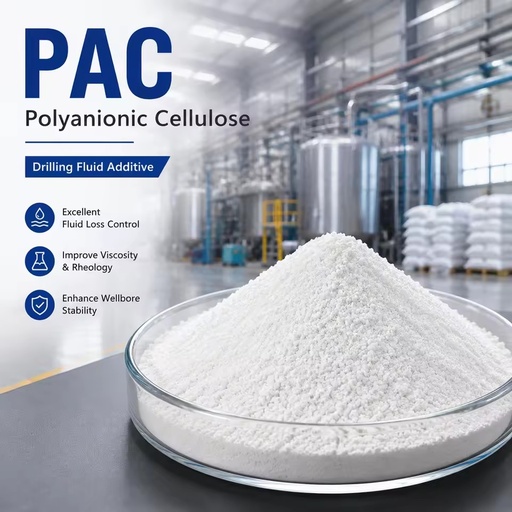 Eco Friendly PAC Polyanionic Cellulose Oilfield Chemical for Drilling Fluid Loss Control Thickening and Efficiency Improvement