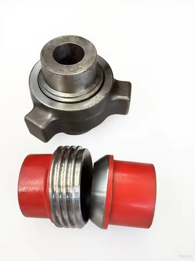High-Performance Forged Steel Threaded Male-Female Hammer Union Fitting 1''-4'' Spray Painted Finish High/Low Pressure Oil