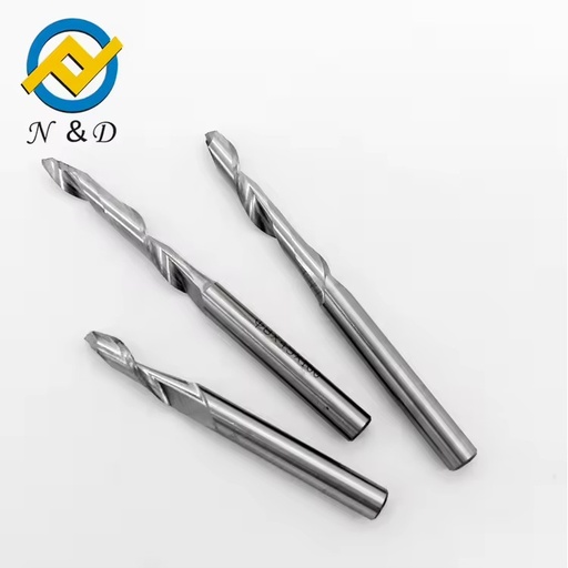 High Performance Solid Tungsten Carbide End Mills Single Flute Cutting Tools for Aluminium ND High Performance Milling Cutter