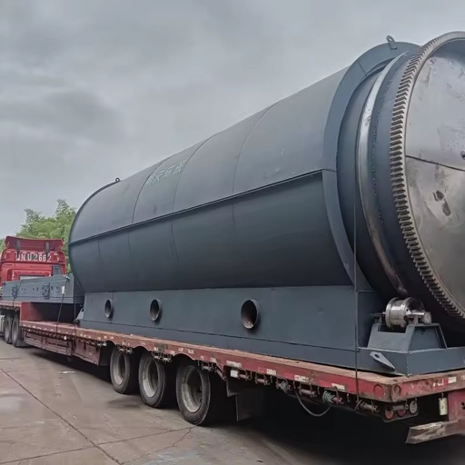 high output waste plastic refinery plant plastic base fuel oil machine 20 tons batch pyrolysis equipment