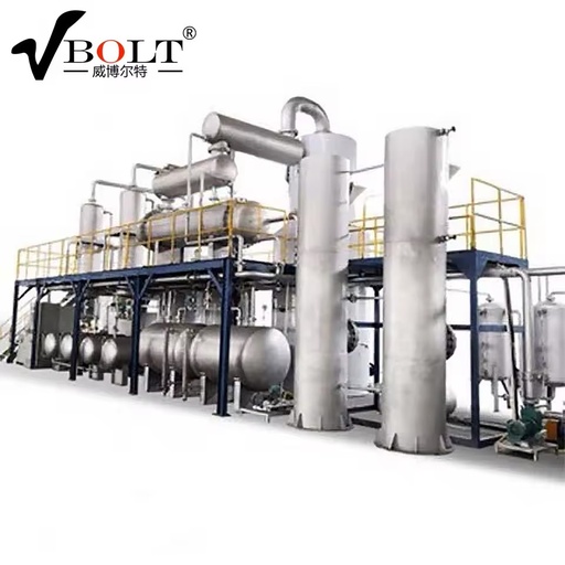 Used Lubricant Oil to Diesel Refining Machine Customized