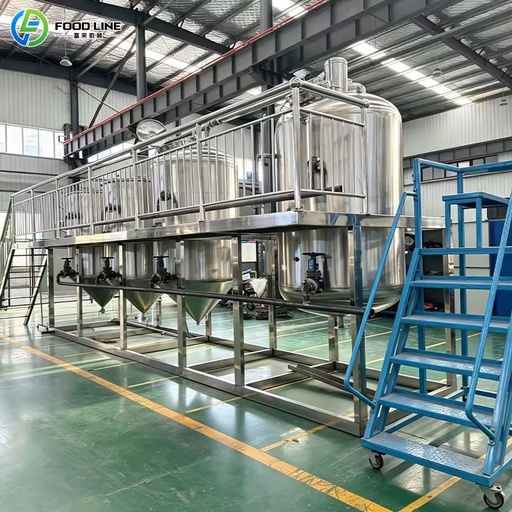 Refined Palm Oil Machine Palm Kernel Oil Refining Machine Cooking Oil Purification & Refining Machines