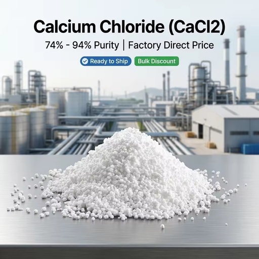 Calcium Chloride Dihydate Anhydrous Cas:10043-52-4 CaCl2 with Flakes/Powder/Pellets Appearance in 25kg Bag As De-icing Agent