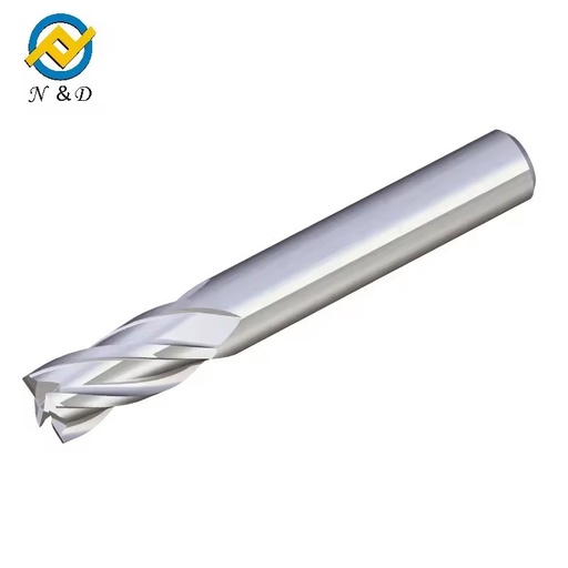 Tungsten Carbide Straight Shank Arc End Mill 1-4F Edge Cutting Tools for Alloy Processing Milling Cutter