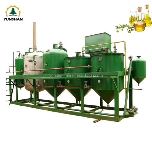 Automatic Small Scale Vegetable Oil Refinery Plant for Soybean Oil High Productivity
