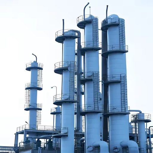 System Vacuum Crude Oil Refinery Fractional Distillation Processing Column Petroleum Production Equipment