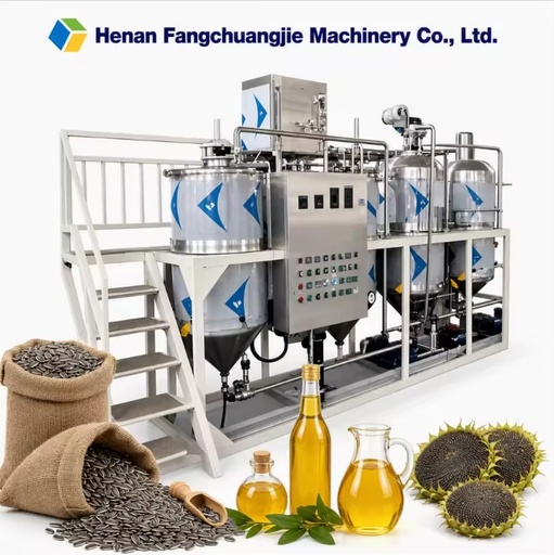 Commercial Palm Oil Refining Line Processing Crude Oil From Palm Kernel