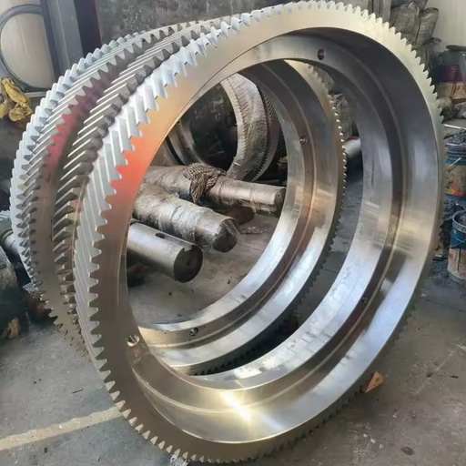 Large Gear Ring for Petroleum Machinery CNC Machined Dryer Ring Gear Girth Gear for Ball Mill Drilling Pump