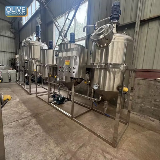 Mini Cost Plant Soybean Copra Petroleum Small Palm Machine Modular Crude Oil Refining Machine