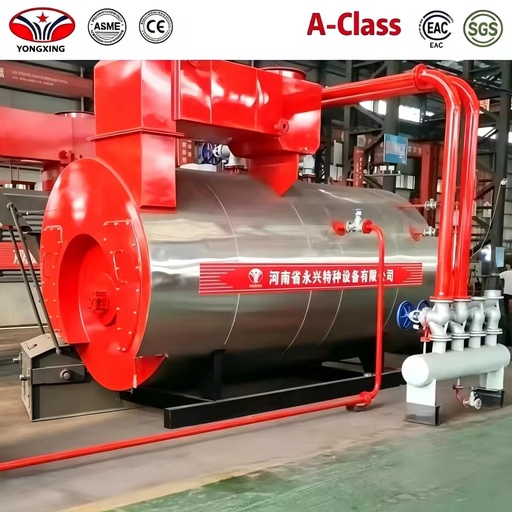 Automatic WNS Oil Gas Fired Steam Boiler for Food Processing Textile Chemical Industry Plant