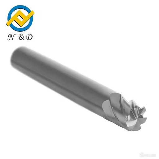 Chinese Supplier Factory Sale Custom Solid Tungsten Carbide End Mill N&D Brand HRC45-65 CNC Machining Center Coating Acceptable